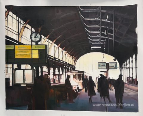 Schilderij in opdracht – foto van het voltooide schilderij