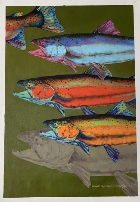 Schilderij in opdracht – foto van het voltooide schilderij
