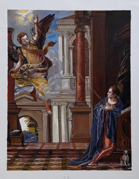 Schilderij in opdracht – foto van het voltooide schilderij