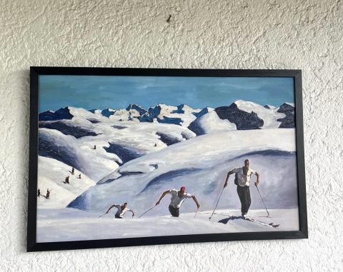 Schilderij in opdracht – foto van het voltooide schilderij