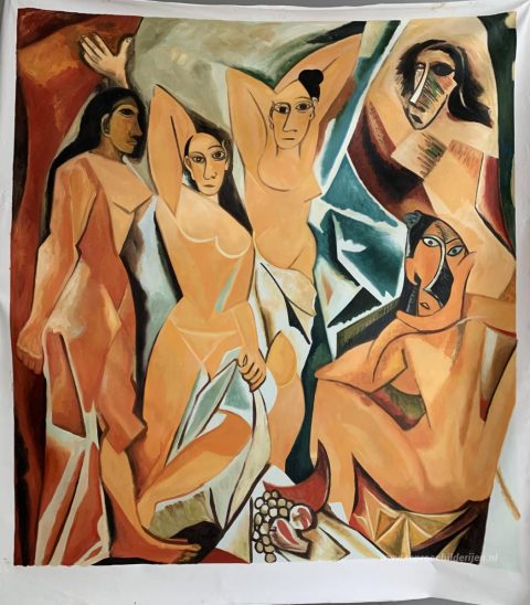 Schilderij in opdracht – foto van het voltooide schilderij