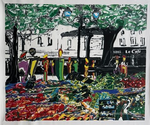 Schilderij in opdracht – foto van het voltooide schilderij