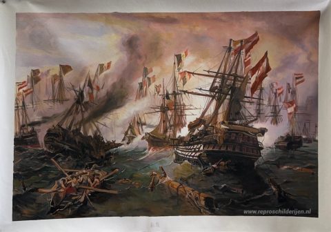 Schilderij in opdracht – foto van het voltooide schilderij
