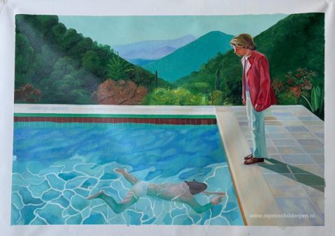 Schilderij in opdracht – foto van het voltooide schilderij