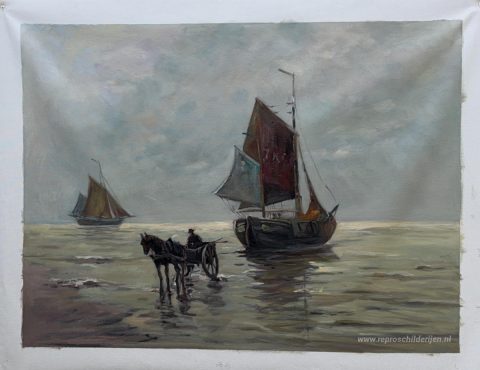 Schilderij in opdracht – foto van het voltooide schilderij