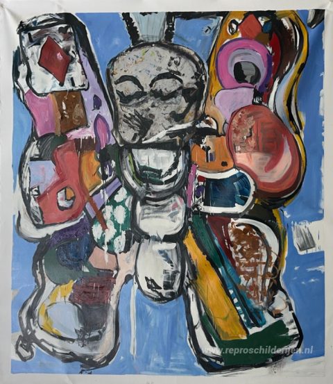 Schilderij in opdracht – foto van het voltooide schilderij