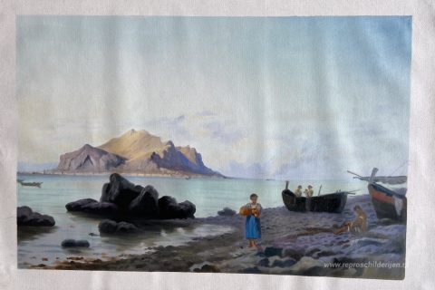Schilderij in opdracht – foto van het voltooide schilderij