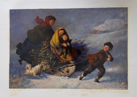 Schilderij in opdracht – foto van het voltooide schilderij