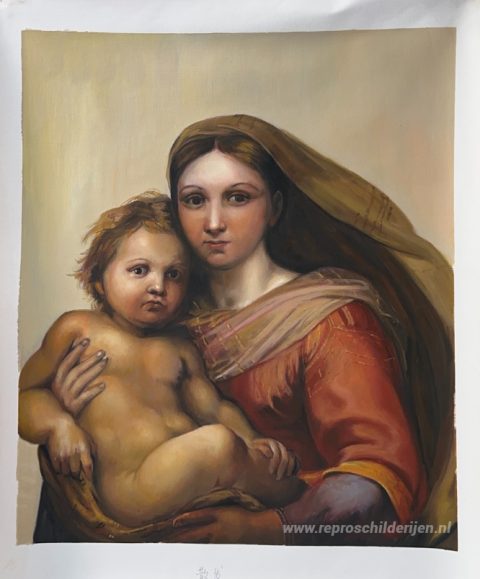 Schilderij in opdracht – foto van het voltooide schilderij