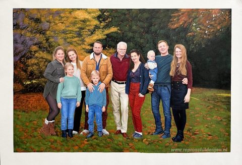 Schilderij in opdracht – foto van het voltooide schilderij
