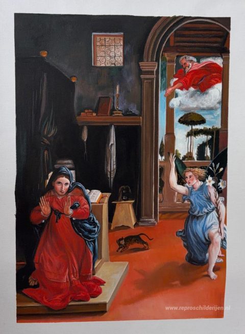 Schilderij in opdracht – foto van het voltooide schilderij