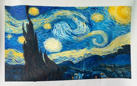Schilderij in opdracht – foto van het voltooide schilderij