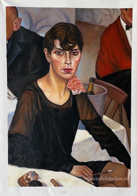 Sonja – met de hand geschilderde reproductie, foto van het voltooide schilderij