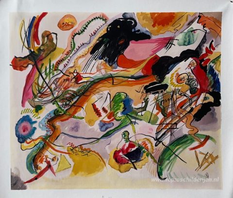 Schilderij in opdracht – foto van het voltooide schilderij