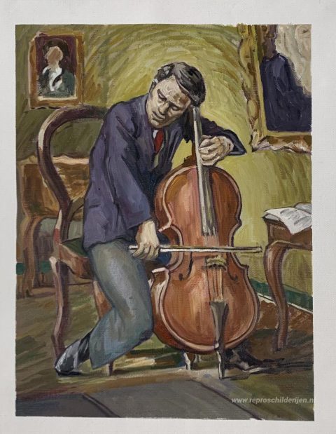 Schilderij in opdracht – foto van het voltooide schilderij