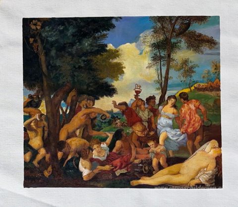Schilderij in opdracht – foto van het voltooide schilderij