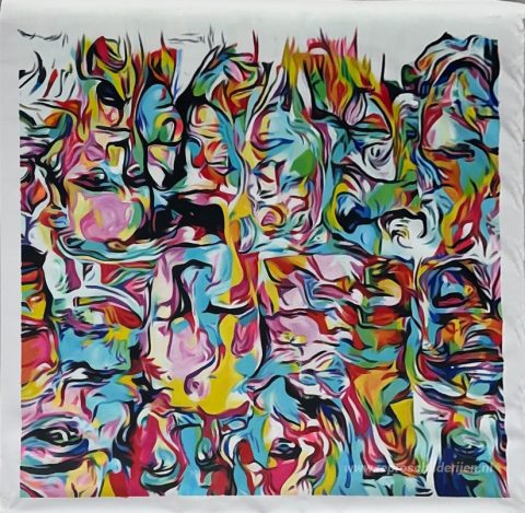 Schilderij in opdracht – foto van het voltooide schilderij