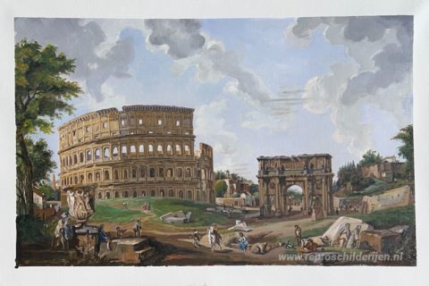 Schilderij in opdracht – foto van het voltooide schilderij