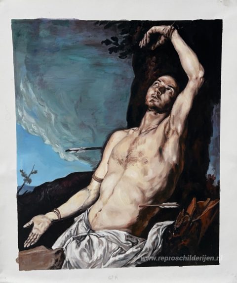 Schilderij in opdracht – foto van het voltooide schilderij