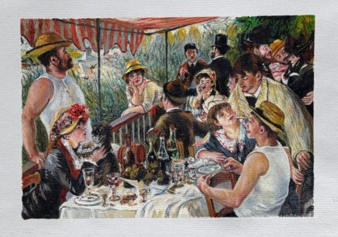Schilderij in opdracht – foto van het voltooide schilderij