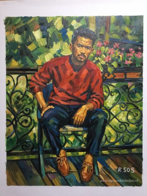Schilderij in opdracht – foto van het voltooide schilderij