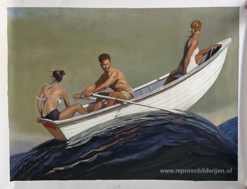 Schilderij in opdracht – foto van het voltooide schilderij