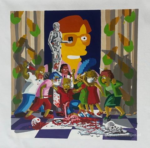 Schilderij in opdracht – foto van het voltooide schilderij