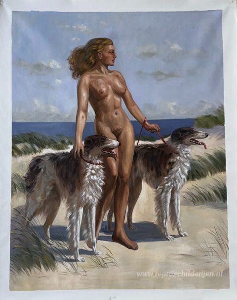Schilderij in opdracht – foto van het voltooide schilderij