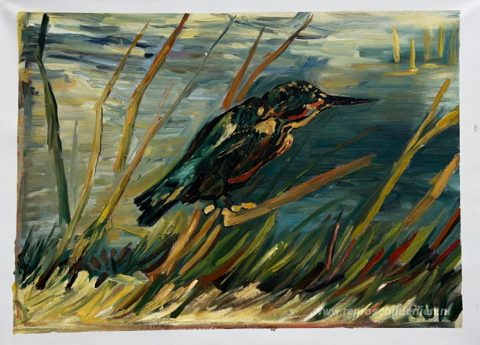 Schilderij in opdracht – foto van het voltooide schilderij