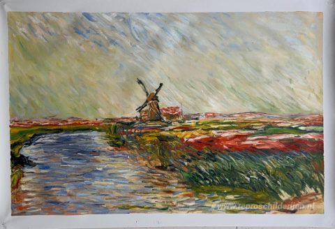 Schilderij in opdracht – foto van het voltooide schilderij