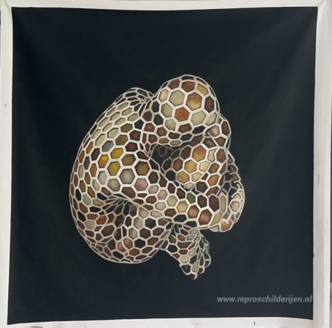Schilderij in opdracht – foto van het voltooide schilderij