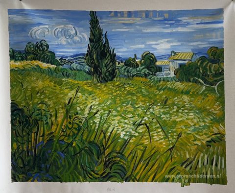 Schilderij in opdracht – foto van het voltooide schilderij
