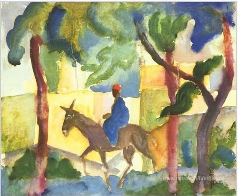 Schilderij in opdracht – foto van het voltooide schilderij