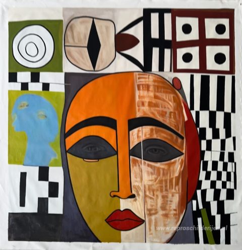 Schilderij in opdracht – foto van het voltooide schilderij