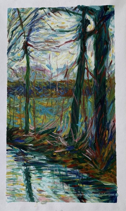 Schilderij in opdracht – foto van het voltooide schilderij