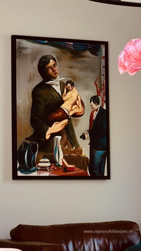 Schilderij in opdracht – foto van het voltooide schilderij