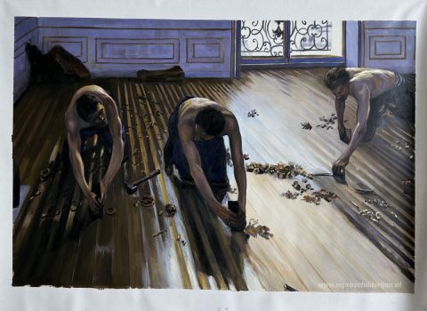 Schilderij in opdracht – foto van het voltooide schilderij