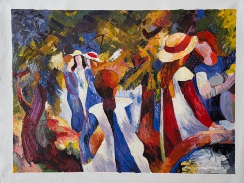 Schilderij in opdracht – foto van het voltooide schilderij