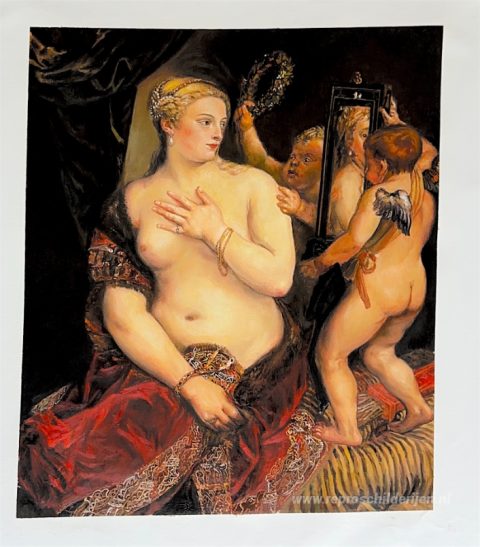 Schilderij in opdracht – foto van het voltooide schilderij