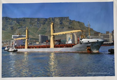 Schilderij in opdracht – foto van het voltooide schilderij
