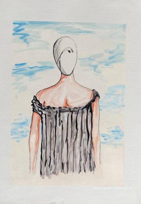 Schilderij in opdracht – foto van het voltooide schilderij