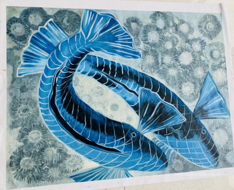 Schilderij in opdracht – foto van het voltooide schilderij