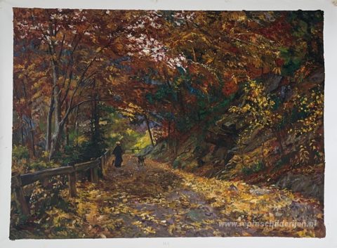 Schilderij in opdracht – foto van het voltooide schilderij