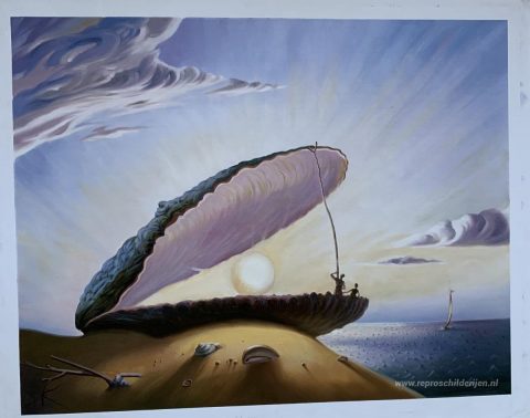 Schilderij in opdracht – foto van het voltooide schilderij