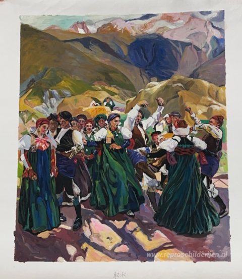 Schilderij in opdracht – foto van het voltooide schilderij