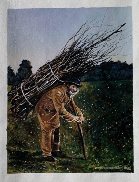 Schilderij in opdracht – foto van het voltooide schilderij
