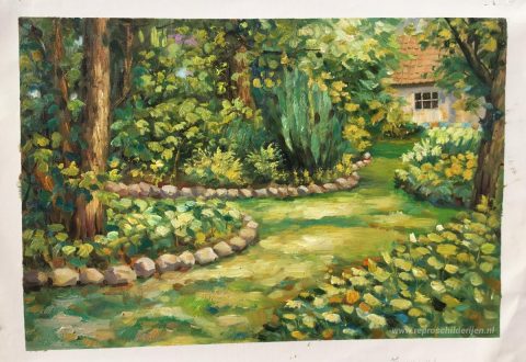 Schilderij in opdracht – foto van het voltooide schilderij