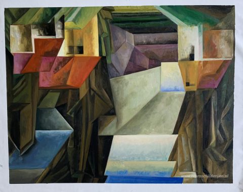 Schilderij in opdracht – foto van het voltooide schilderij