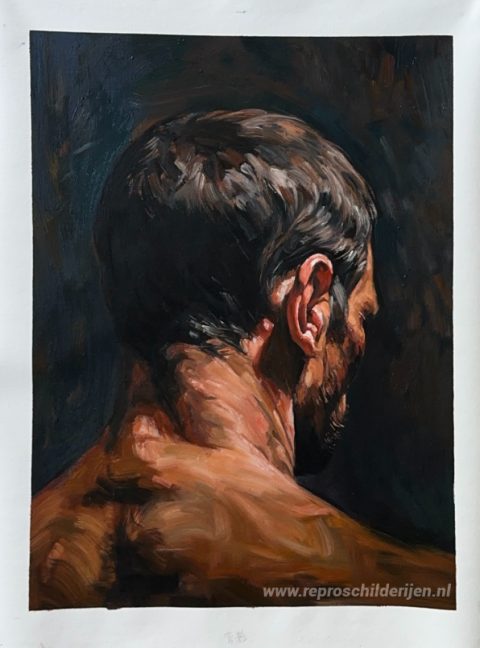 Schilderij in opdracht – foto van het voltooide schilderij