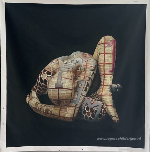 Schilderij in opdracht – foto van het voltooide schilderij